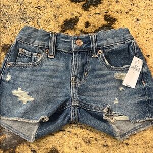 GAP Kids Denim low stride shorts - Big girl size 5 NWT
